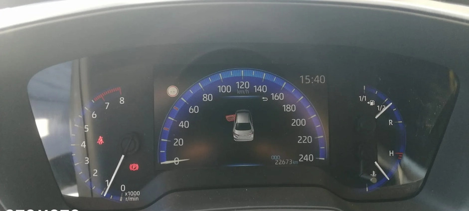 Toyota Corolla cena 74000 przebieg: 22600, rok produkcji 2020 z Warszawa małe 37